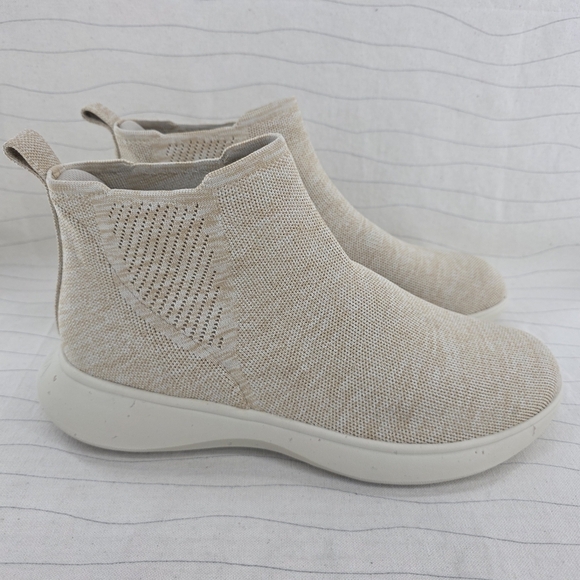 Vivaia Shoes - VIVAIA Womens Delilah Knit Pull-On Sand/Tan Boots Shoes Size 45 EU (13 US)
